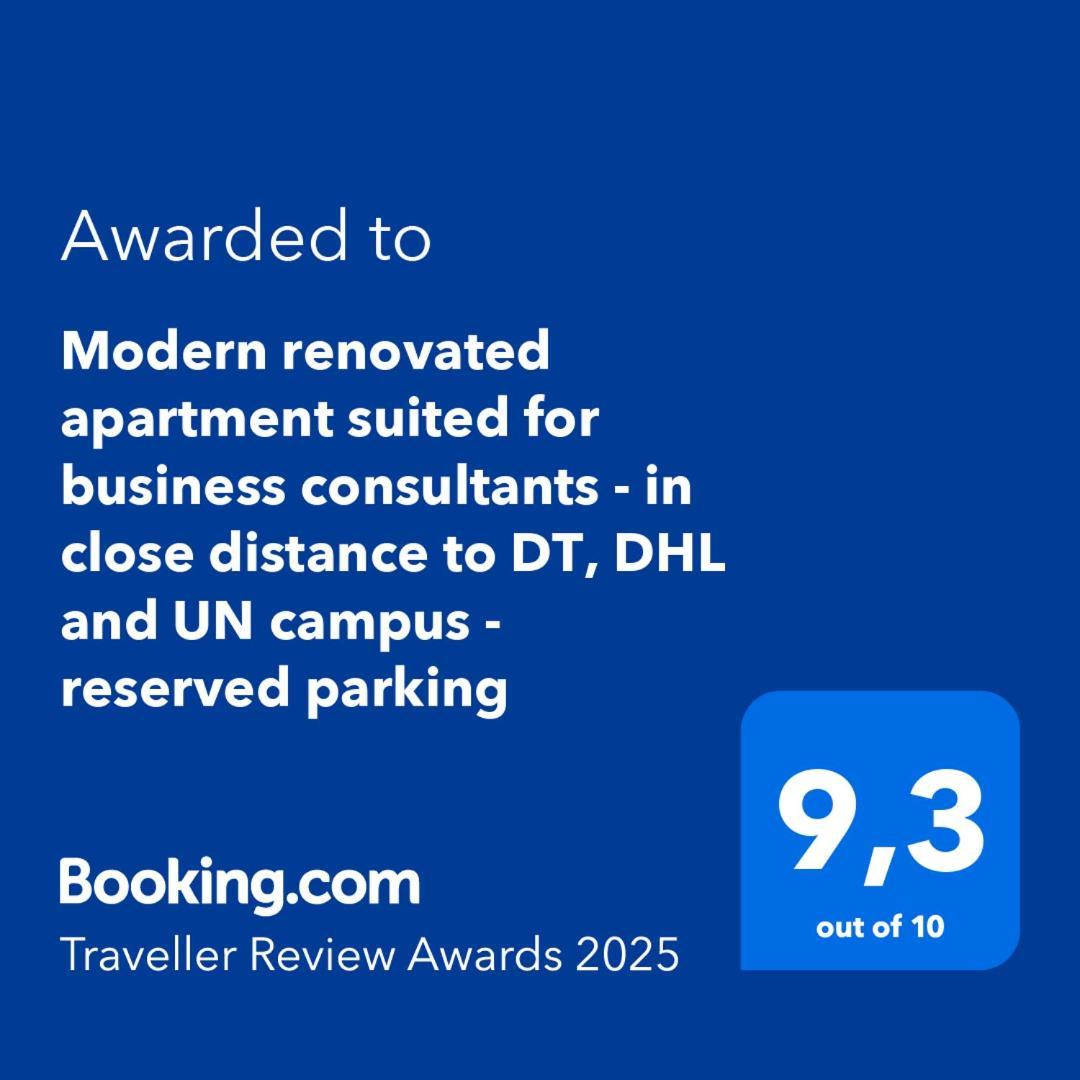 Modern Renovated Apartment Suited For Business Consultants - In Close Distance To Dt, Dhl And Un Campus - Reserved Parking بون المظهر الخارجي الصورة